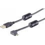 USB-Kabel S/CONN 13-10001 USB 2.0 1m Schwarz