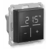 Glas-Wandthermostat Homematic IP mit CO₂-Sensor — mechanisch, schwarz, 230 V, IP20
