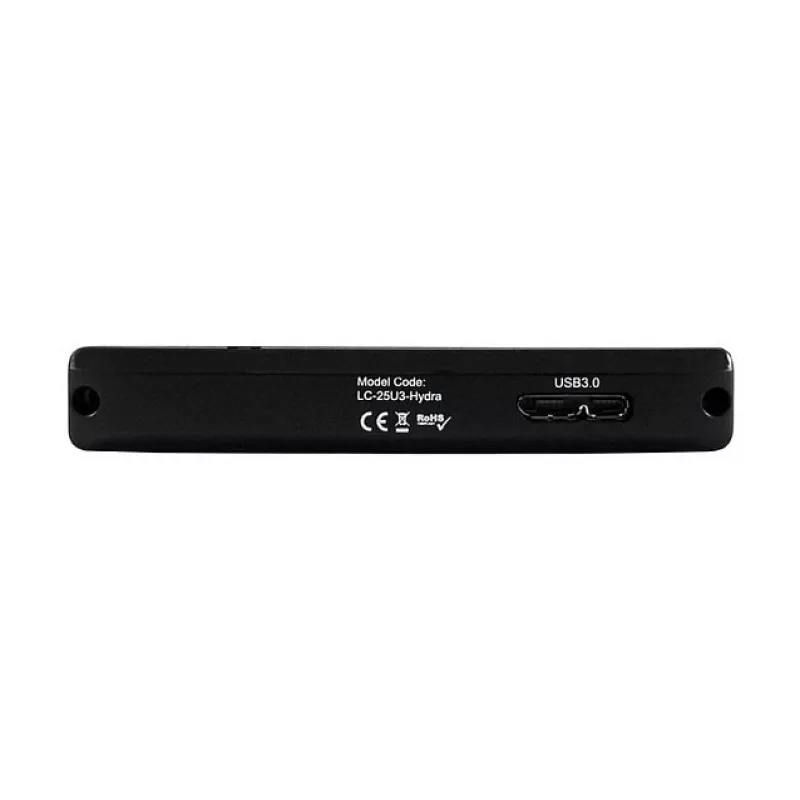 HDD-Gehäuse LC-Power LC-25U3-Hydra Schwarz 2,5 Zoll