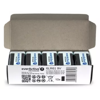 Batterie Alkalisch EverActive Pro Alkaline 6LR61 9V
