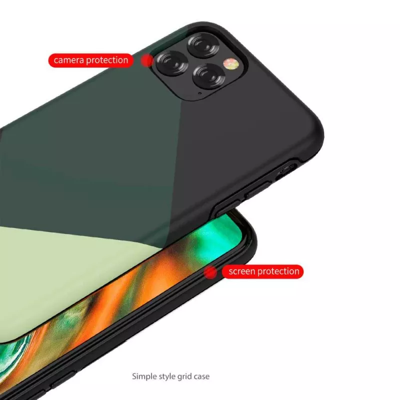 Schutzhülle Devia für iPhone 11 Pro Max – grün schlichtes Design