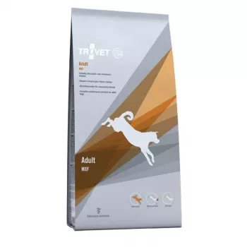 Trockenfutter für Hunde TROVET Adult MXF Poultry 12,5 kg — Alleinfuttermittel für ausgewachsene Hunde, 25 % Protein, 15 % Fett