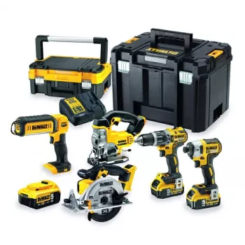 DEWALT. COMBO KIT 18V DCK551P3T (DCD796+DCF887+DCS39+DCS331+DCL050) 3x5,0Ah TSTAK