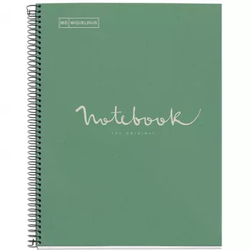 Schreibheft MAUL A613351 A4 80 Blatt Grün Hardcover