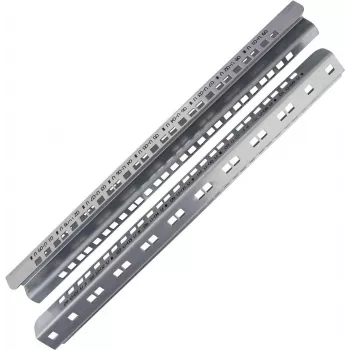 Rack-Montageschienen-Set LOGON RAX405 Edelstahl 48,3 cm
