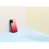 Schutzhülle iKins für Apple iPhone 12 / 12 Pro, pink lake mit schwarzem Rand