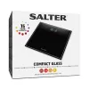 Salter 9207 BCFEU12 Kompakte elektronische Personenwaage - Schwarz