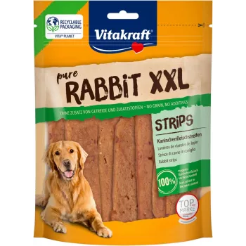 VITAKRAFT Pure Rabbit Strips - Hundesnack - 250 g
