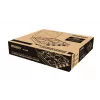 PROMIS KG400 Vierflammen-Gasherd, Silber-Finish