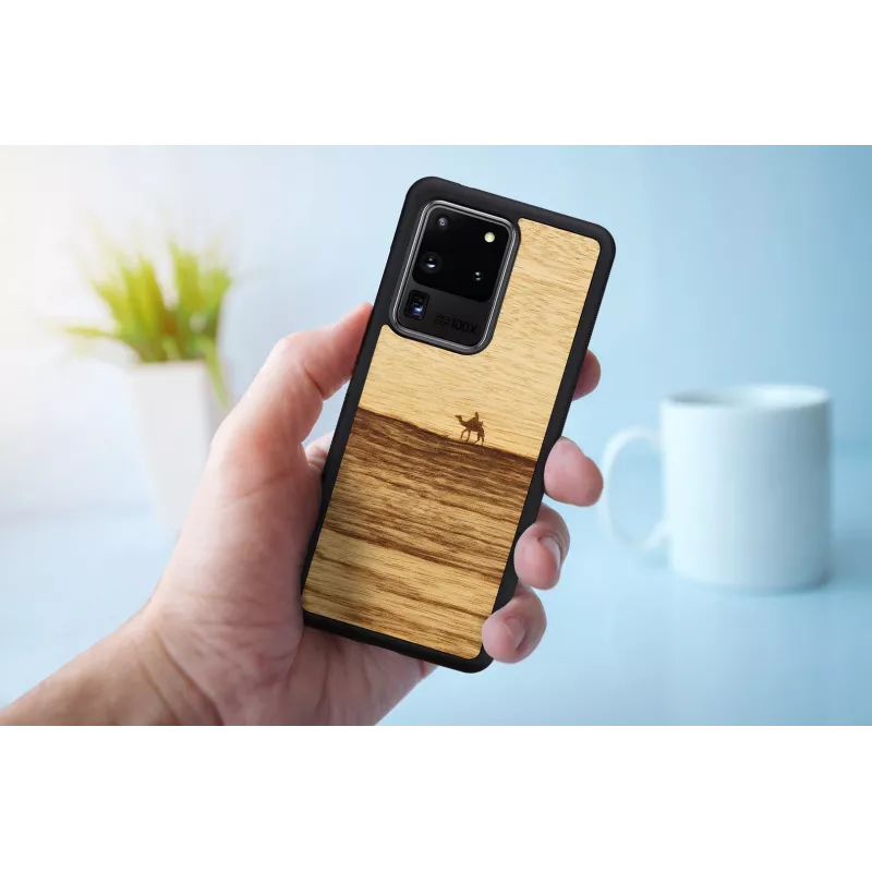 Handyhülle man and wood Galaxy S20 Ultra terra Schwarz