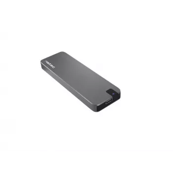 SSD-Gehäuse NATEC Rhino M.2 NVMe Schwarz 2 TB USB Type-C, M.2 NVMe, USB 3.2 Gen 2, unterstützt 30 mm
