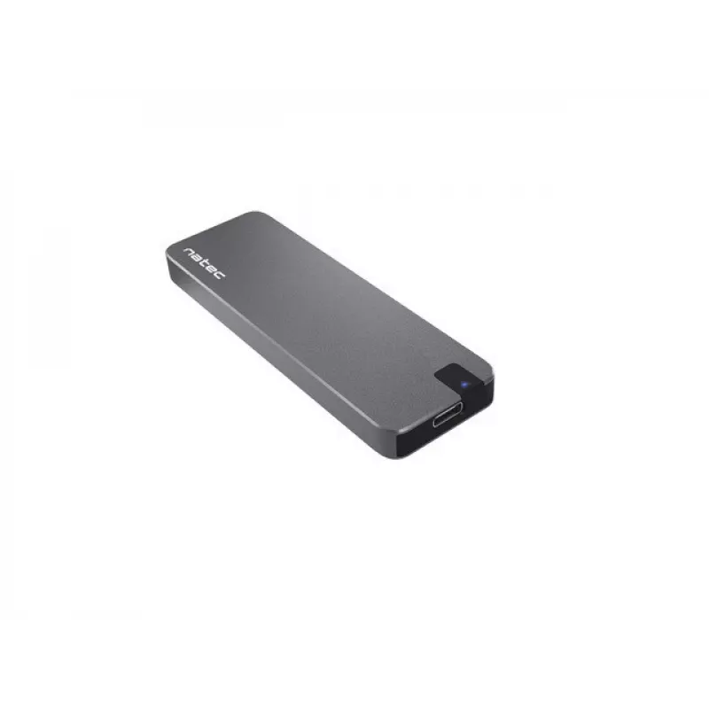 SSD-Gehäuse NATEC Rhino M.2 NVMe Schwarz 2 TB USB Type-C, M.2 NVMe, USB 3.2 Gen 2, unterstützt 30 mm