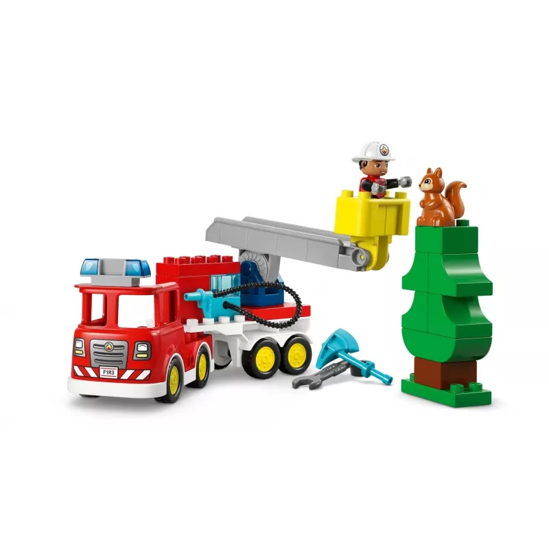 LEGO DUPLO 10473 Feuerwehrauto mit Schlauch und Feuerwehrmann