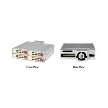 Laufwerksschachtblende Supermicro CSE-M14TQC, schwarz, 147×201×41 mm, LED-Anzeigen