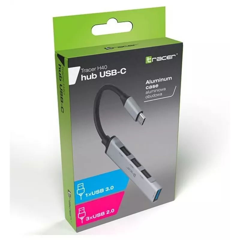Tracer H40 USB Typ-C Aluminium USB 3.0 2.0
