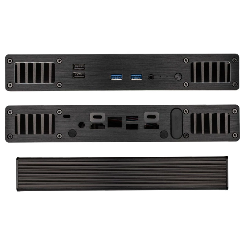 Computergehäuse Akasa Plato WS UCFF-Gehäuse, OEM, schwarz