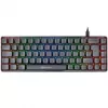 GAMIAC TKL69G SF Gaming Tastatur, Kailh Blau – schwarz/grau