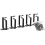 Kabelring LOGON RAO120BL Schwarz Aluminium 44x60x44mm