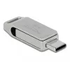 USB Flash Drive DeLOCK 16GB USB-C Type-A Metallgehäuse