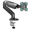 ONKRON G80-B Schwenk- und Neige-Tischhalterung für 13'-32' Monitore, max. 8 kg, mit Drehung, schwarz