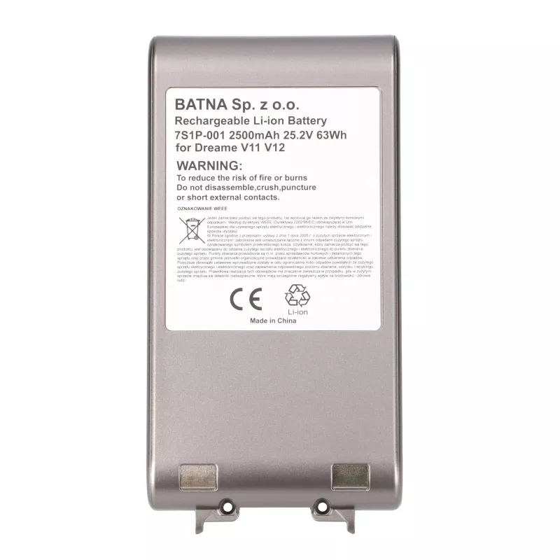 Ersatzakku Extralink für Dreame V11 V12 V11SE V12Pro 2500mAh Li-Ion