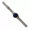 Smartwatch ORO-MED ORO-SMART CRYSTAL SILVER — rundes Metallgehäuse, LCD 240 × 198, 1,04 Zoll Display, Bluetooth 4.0, wasserdicht, 120 mAh Batterie