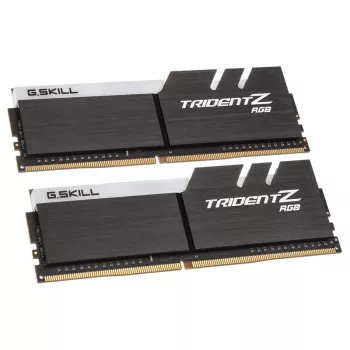 DIMM 32 GB DDR4-3200 (2x 16 GB) Dual-Kit, Arbeitsspeicher schwarz, F4-3200C16D-32GTZR, Trident Z RGB, INTEL XMP