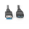 ASSMANN SuperSpeed USB 3.0-Kabel, USB-A-Stecker auf Micro-USB-B-Stecker, Cu AWG 28, 2-fach geschirmt, Länge 1,0 m (AK-300116-010-S)