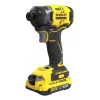 Stanley SFMCF820D2K Kraftschrauber/Schlagschrauber 2900 U/min Schwarz, Gelb