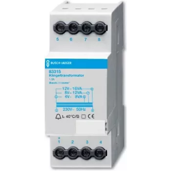 BUSCH JAEGER 8300-0-0045 - 230 V - 50 Hz - Weiß - CE - ROHS - 36 mm - 65 mm