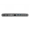 Eaton Tripp Lite USB-C Dock, Triple Display - 4K HDMI/DisplayPort, VGA, USB 3.2 Gen 1, USB-A/USB-C Hub, GbE, 100W PD Charging, International Power Cables - Dockingstation - USB-C