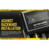 Batterieladegerät Nitecore D2 — 2‑Schacht-Ladegerät für AA/AAA/AAAA/C-Akkus, 100–240V Eingangsspannung, 4,2V Ausgangsspannung, schwarz