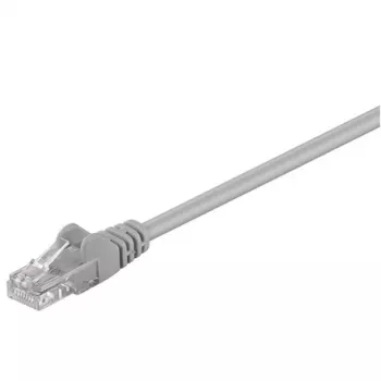 Netzwerk-Patchkabel GEMBIRD Goobay 68342 Cat5e U/UTP grau 1 m RJ-45–RJ-45