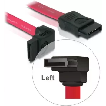 SATA-Kabel DeLOCK 84220 0,5 m Rot