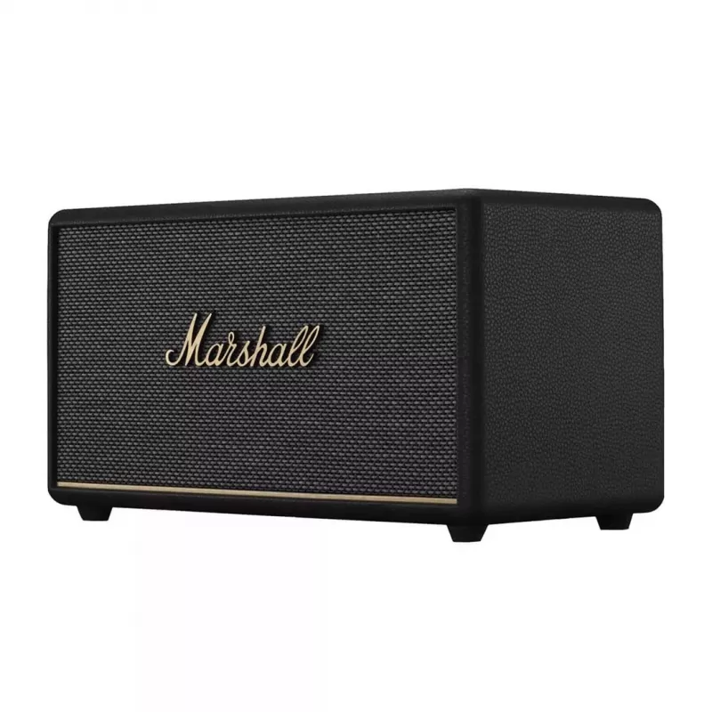 Kabelloser Bluetooth-Lautsprecher Marshall Headphones Stanmore III Schwarz — kompaktes Home-Audio, Multi-Host, RCA und optisch vorbereitet