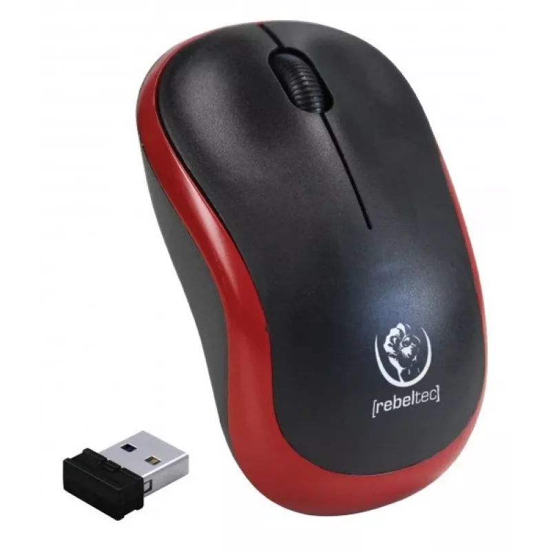 Kabellose optische Maus Rebeltec METEOR rot RBLMYS00049 USB