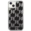 Karl Lagerfeld KLHCP14MLMNMK iPhone 14 Plus 6.7 Hartschale schwarz / schwarz Liquid Glitter Monogram