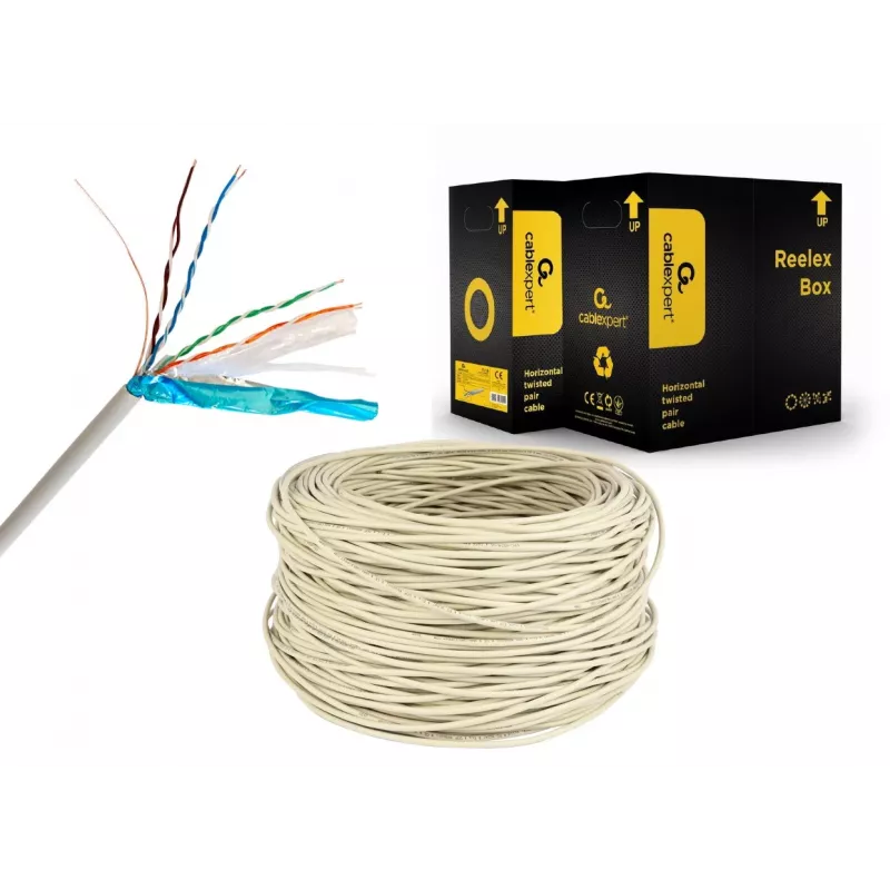 Gembird Cat 6 Ftp Lan Massivkabel Cca Eca 305M