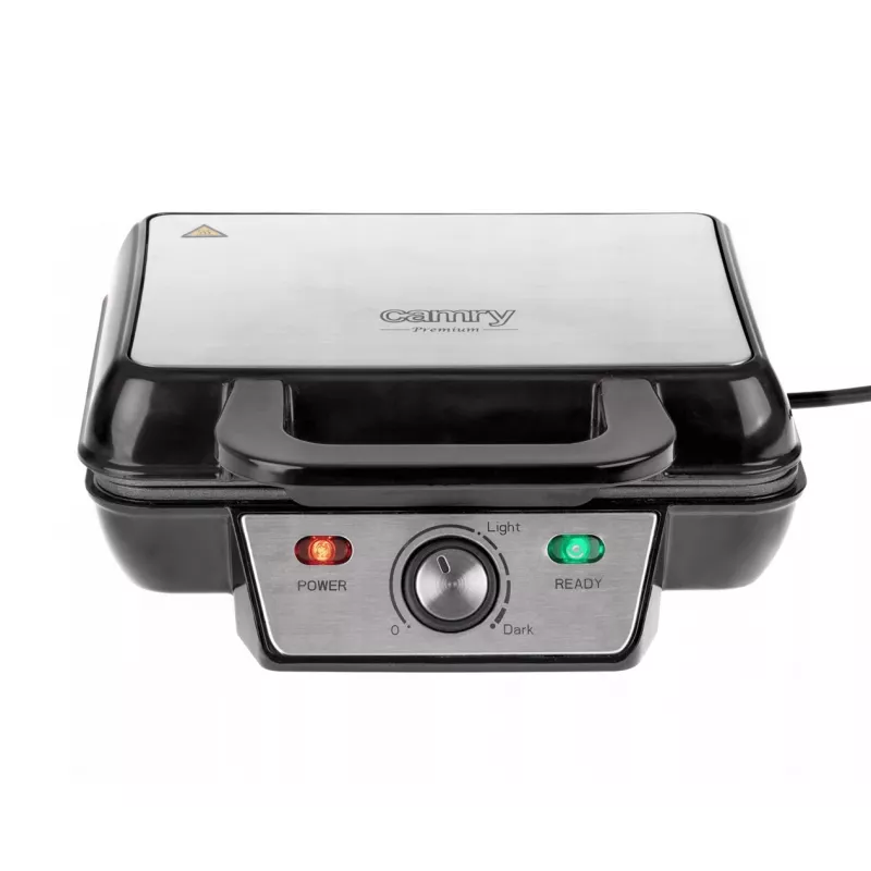 Camry CR 3046 Waffeleisen 2 S Schwarz 1000 W (CR 3046) - Adler