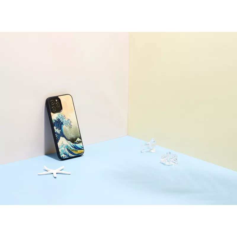 Schutzhülle iKins für Apple iPhone 12 Pro Max mit Great Wave-Design