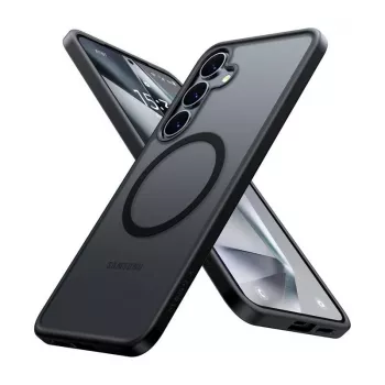 Torras Guardian Magnetische Hülle mit Ständer für Galaxy S25+, Schwarz (X00FX2230)