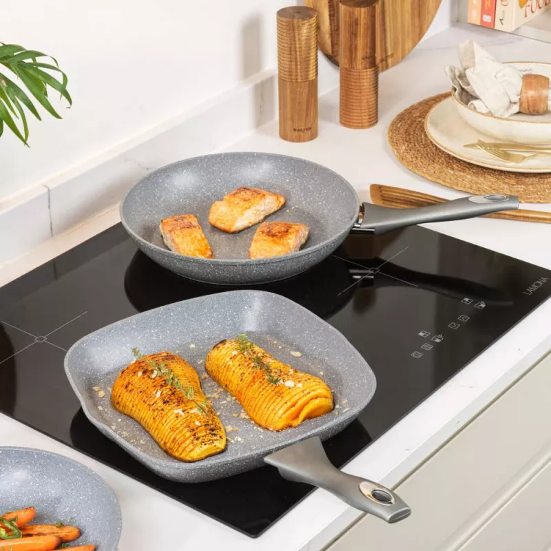 Grillpfanne Salter 28 cm antihaftbeschichtet mit Marmorbeschichtung