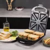 Cecotec Sandwichmaker | Rock'nToast Family 3in1 | 1500 W | Anzahl Platten 3 | Schwarz