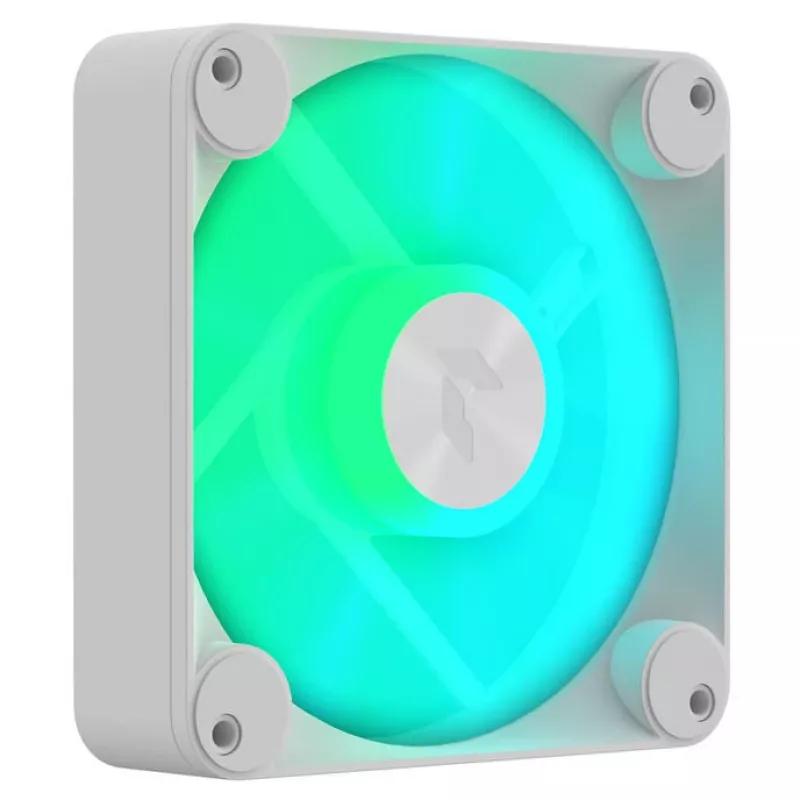 Lüfter APNX FP1-Q 120 PWM ARGB-WT 120 mm, PWM-Steuerung, ARGB-Beleuchtung, weißer Rahmen