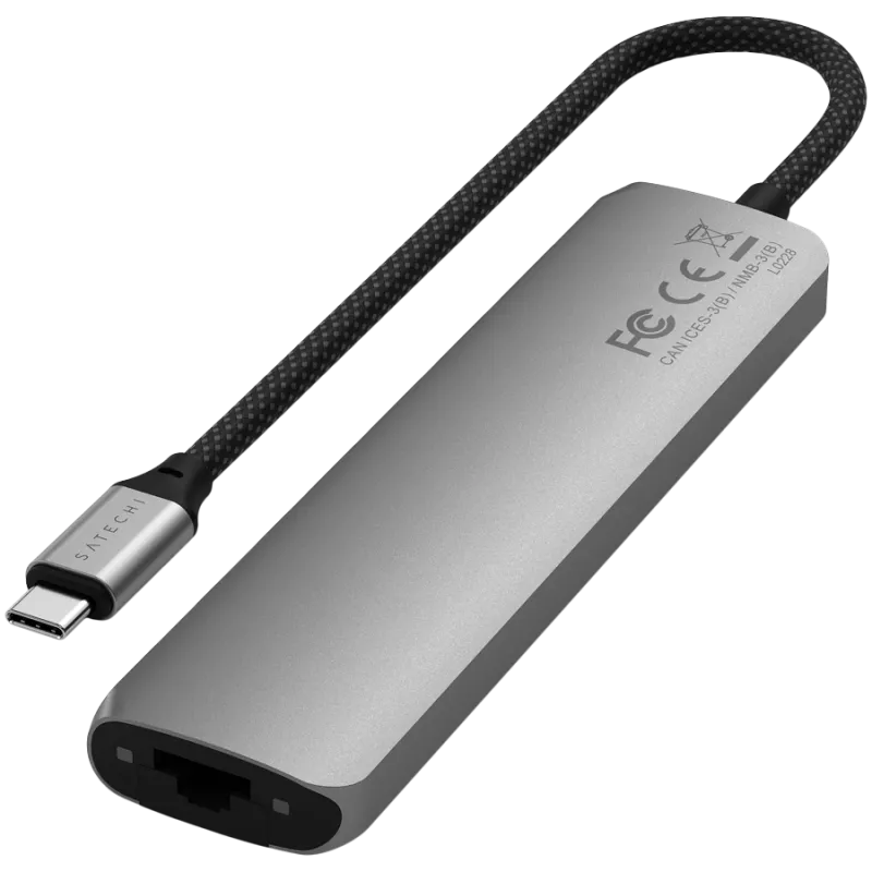 Satechi 7-in-1 USB-C-Adapter mit Ethernet
