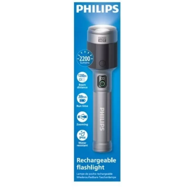 Taschenlampe Philips SFL5102/10 wiederaufladbar USB-C 2200 lm 9000 mAh