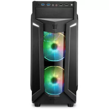 PC-Gehäuse Sharkoon VG6-W RGB Midi Tower Schwarz