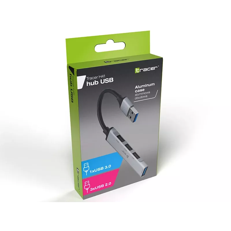 Hub USB Tracer 3.0, H41, 4 Ports