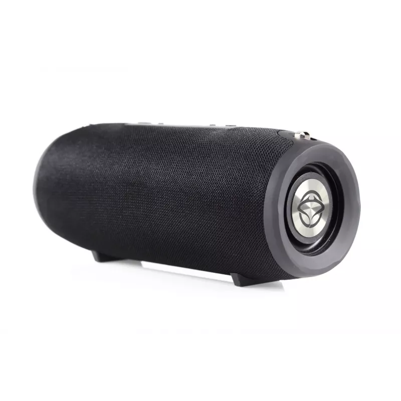 MANTA SPK15GO-BK tragbarer Bluetooth-Lautsprecher — 20 W, 3600 mAh, bis zu 8 h, schwarz