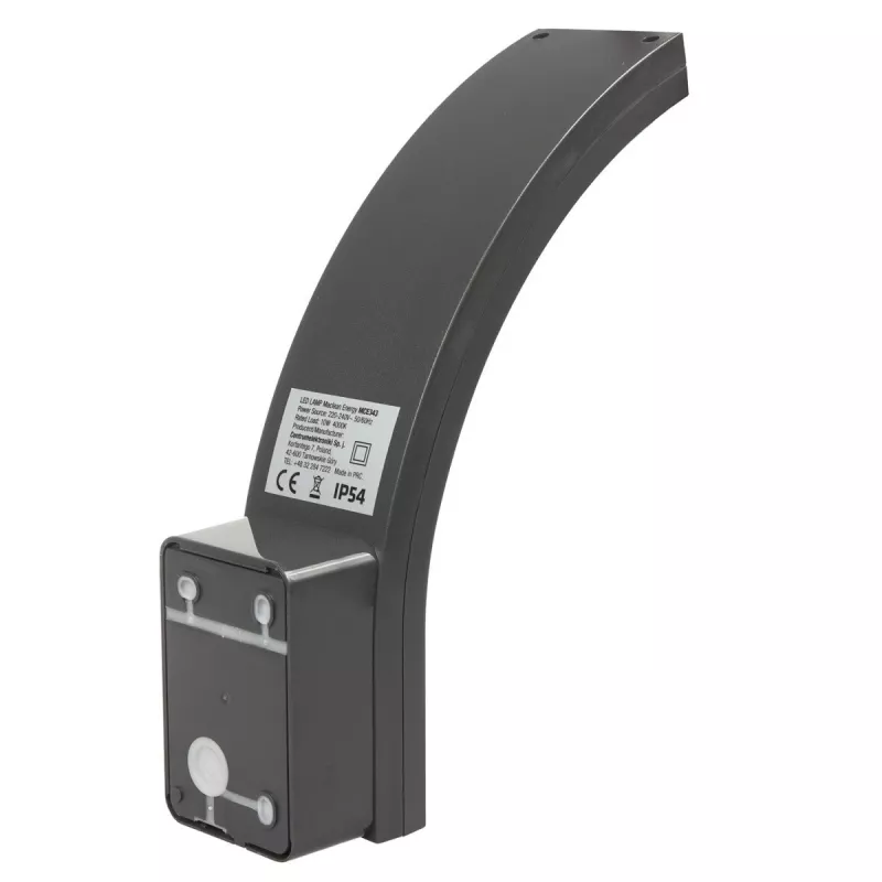 LED-Außenwandleuchte MACLEAN MCE343 GR – 10 W, Fassadenbeleuchtung, Grau